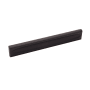 Belwith Keeler Ingot 6-5/16 Inch (160 mm) Center to Center Solid Rectangle Cabinet Handle / Drawer Pull with Finger Indents Matte Black
