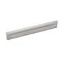 Belwith Keeler Ingot 6-5/16 Inch (160 mm) Center to Center Solid Rectangle Cabinet Handle / Drawer Pull with Finger Indents Satin Nickel