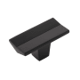 Belwith Keeler Avenue 2 Inch Modern Minimalist "T" Bar Cabinet Knob / Drawer Knob Matte Black
