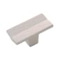 Belwith Keeler Avenue 2 Inch Modern Minimalist "T" Bar Cabinet Knob / Drawer Knob Satin Nickel