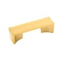 Belwith Keeler Avenue 3" Center to Center Modern Beveled Cabinet Handle / Drawer Pull Brushed Golden Brass