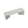 Belwith Keeler Avenue 3" Center to Center Modern Beveled Cabinet Handle / Drawer Pull Satin Nickel