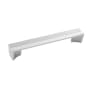 Belwith Keeler Avenue 6-5/16" Center to Center Beveled Modern Angle Cabinet Handle / Drawer Pull Polished Nickel