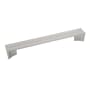 Belwith Keeler Avenue 7-9/16 Inch Center to Center Modern Minimalist Cabinet Handle / Drawer Pull Satin Nickel
