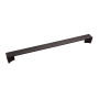 Belwith Keeler Avenue 12 Inch Center to Center Modern Minimalist Cabinet Handle / Drawer Pull Matte Black