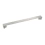 Belwith Keeler Avenue 12 Inch Center to Center Modern Minimalist Cabinet Handle / Drawer Pull Satin Nickel