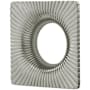 Belwith Keeler Bijou Luminescence 2-1/4" Center to Center Square Sunburst Texture Luxury Designer Cabinet Pull Satin Nickel