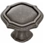 Belwith Keeler Trellis Contemporary 1-1/2" Designer Fluted Edge Cabinet Knob / Drawer Knob Black Nickel Vibed