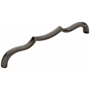 Belwith Keeler Trellis 6-5/16" Center to Center Designer Scalloped Arch Cabinet Handle / Drawer Pull Black Nickel Vibed