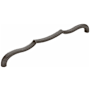 Belwith Keeler Trellis 8-13/16" Center to Center Designer Scalloped Arch Cabinet Handle / Drawer Pull Black Nickel Vibed