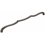 Belwith Keeler Trellis 12" Center to Center Designer Scalloped Arch Large Cabinet Handle / Drawer Pull Black Nickel Vibed
