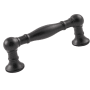 Belwith Keeler Fuller 3" Center to Center Vintage Farmhouse Cabinet Handle / Drawer Pull Matte Black