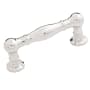 Belwith Keeler Fuller 3" Center to Center Vintage Farmhouse Cabinet Handle / Drawer Pull Polished Nickel