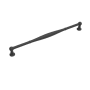 Belwith Keeler Fuller 12" Center to Center Vintage Large Cabinet Handle / Drawer Pull Matte Black