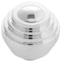 Belwith Keeler Sinclaire 1-3/8" Designer Ringed Round Cabinet Knob / Drawer Knob Chrome