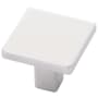 Belwith Keeler Emerge 1-5/16" Flat Square Cabinet Knob / Drawer Knob Polished Nickel