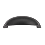 Belwith Keeler Fuller 3-3/4" Center to Center Vintage Cabinet Cup Handle / Drawer Cup Pull Matte Black