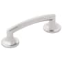 Belwith Keeler Flare 3 Inch (76 mm) Center to Center Flared Base Post Cabinet Handle / Drawer Pull Polished Nickel