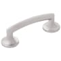 Belwith Keeler Flare 3 Inch (76 mm) Center to Center Flared Base Post Cabinet Handle / Drawer Pull Satin Nickel