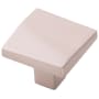 Belwith Keeler Veer 1-3/8 Inch Square Cabinet Knob Satin Nickel