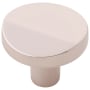 Belwith Keeler Veer 1-3/8 Inch Mushroom Cabinet Knob Polished Nickel