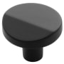 Belwith Keeler Veer 1-3/8 Inch Mushroom Cabinet Knob Matte Black