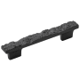 Belwith Keeler Sandrine 3-3/4 " (96 mm) or 5 1/16 " (128 mm) Center to Center Rustic Raw Textured Bar Cabinet Handle / Drawer Pull Black Mist