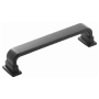 Belwith Keeler Brighton 5-1/16 Inch (128 mm) Center to Center Classic Farmhouse Cabinet Handle / Drawer Pull Matte Black