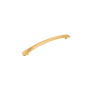 Belwith Keeler Vale 12" Center to Center Curved Bar Appliance Handle / Appliance Pull Brushed Golden Brass