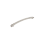 Belwith Keeler Vale 12" Center to Center Curved Bar Appliance Handle / Appliance Pull Satin Nickel