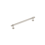 Belwith Keeler Ostia 12" Center to Center Elegant Modern Industrial Appliance Bar Handle / Appliance Bar Pull Polished Nickel
