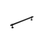 Belwith Keeler Ostia 12" Center to Center Elegant Modern Industrial Appliance Bar Handle / Appliance Bar Pull Matte Black