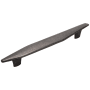 Belwith Keeler Pebble 12" Center to Center Organic Zen Appliance Handle / Appliance Pull Black Nickel Vibed