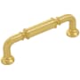 Belwith Keeler Berkshire 3-3/4" Center to Center Traditional Single Barrel Cabinet Handle / Drawer Pull Brushed Golden Brass