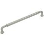 Belwith Keeler Berkshire 8-13/16" Center to Center Traditional Single Barrel Cabinet Handle / Drawer Pull Satin Nickel