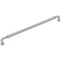 Belwith Keeler Berkshire 12" Center to Center Traditional Single Barrel Large Cabinet Handle / Large Drawer Pull Satin Nickel