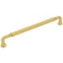 Belwith Keeler Berkshire 12" Center to Center Traditional Single Barrel Appliance Handle / Pull Brushed Golden Brass
