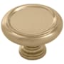Belwith Keeler Berkshire 1-1/2" Mushroom Traditional Ringed Round Cabinet / Drawer Knob Champagne Bronze