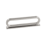 Belwith Keeler Corsa 3" Center to Center Designer Open Ring Pill Style Cabinet Handle / Drawer Pull Satin Nickel