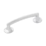 Belwith Keeler Flare 3-3/4 Inch (96 mm) Center to Center Flared Base Posts Cabinet Handle / Drawer Pull Chrome