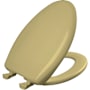 Bemis Classic Colors Elongated Closed-Front Toilet Seat Harvest Gold
