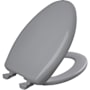 Bemis Classic Colors Elongated Closed-Front Toilet Seat Country Grey