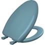 Bemis Classic Colors Elongated Closed-Front Toilet Seat Regency Blue