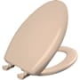 Bemis Classic Colors Elongated Closed-Front Toilet Seat Desert Bloom