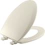 Bemis Elongated Closed-Front Toilet Seat with Easy Clean Hinge Biscuit