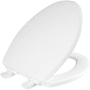 Bemis Ashland Elongated Closed-Front Toilet SeatQuick Release White