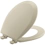 Bemis Round Closed-Front Toilet SeatQuick Release Bone