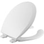 Bemis Round Open-Front Toilet Seat and Lid White