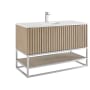 Cashmere Grey / White Quartz Top / Brushed Nickel Hardware