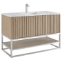 Cashmere Grey / Carrara Marble Top / Brushed Nickel Hardware